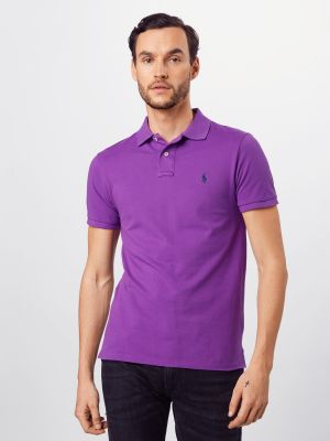 Polo avec manches courtes Polo Ralph Lauren violet