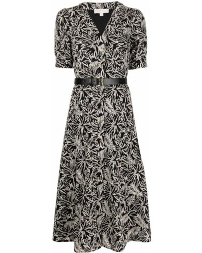 Trykt floral dress Michael Michael Kors svart