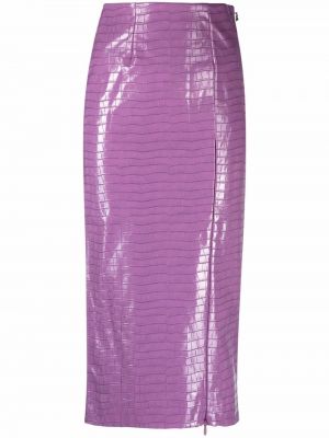 Falda de tubo ajustada Rotate violeta