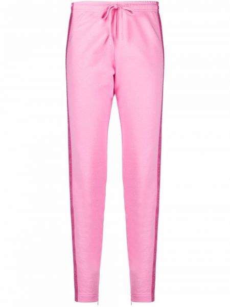 Pantalones de chándal ajustados Love Moschino rosa