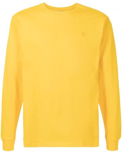 Camiseta de manga larga manga larga A Bathing Ape® amarillo