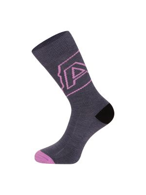 Vlnené ponožky z merina Alpine Pro sivá
