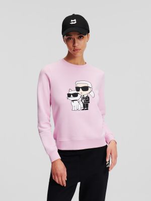 Bluză Karl Lagerfeld roz