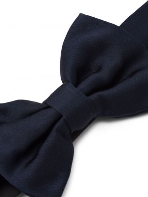Hedvábná kravata s mašlí Prada modrá