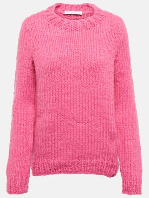 Jersey de cachemir de tela jersey con estampado de cachemira Gabriela Hearst rosa