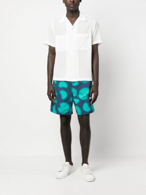 Shorts mit print Arte blau