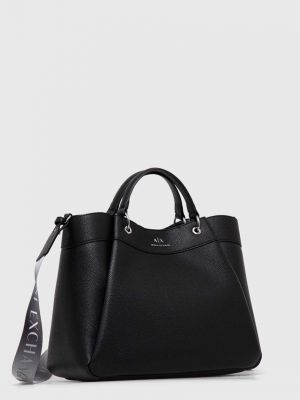 Черная сумка шоппер Armani Exchange