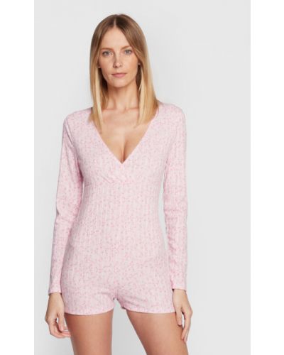 Pamut pizsama Cotton On rózsaszín