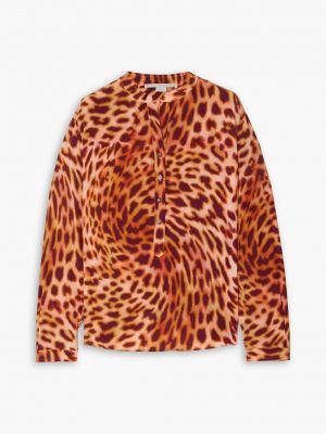 Леопардовая рубашка с принтом Stella Mccartney