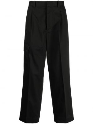 Pantalon droit plissé Oamc noir