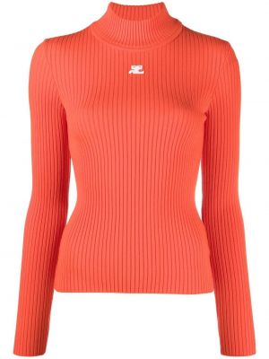 Пуловер Courreges оранжево