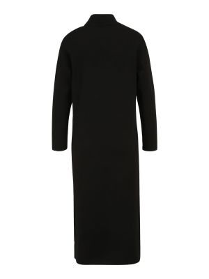 Pletena obleka Selected Femme Petite črna