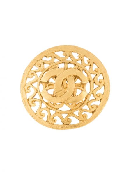 Bross Chanel Pre-owned aranyszínű