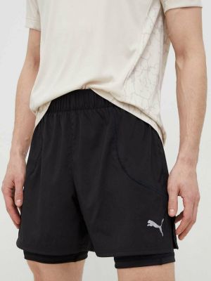 Puma rövidnadrág futáshoz fekete