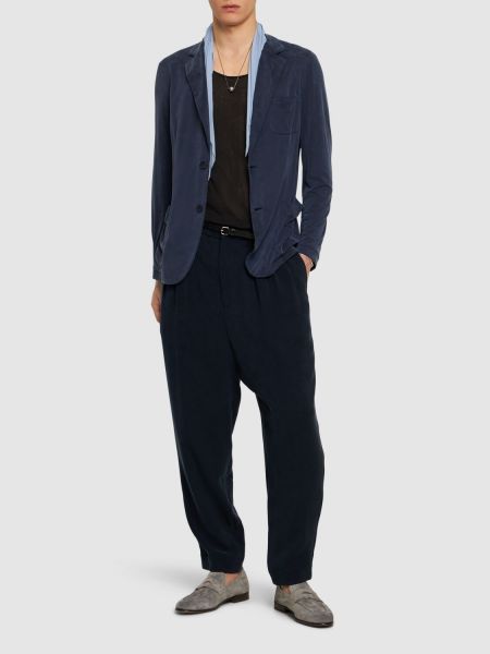 Spodnie plisowane Giorgio Armani
