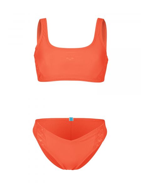Bikini cu dungi sport Arena portocaliu