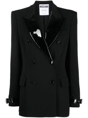 Lang blazer Moschino svart