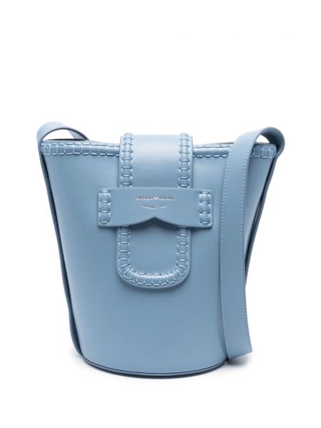 Чанта с принт Emporio Armani синьо