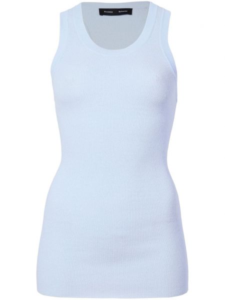 Strikket tanktop Proenza Schouler blå