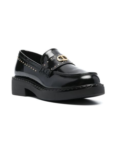 Loafers Twinset czarne