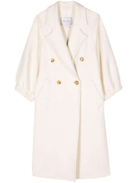 Кашмирено палто Max Mara бяло