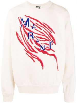 Sweatshirt aus baumwoll mit print Marant