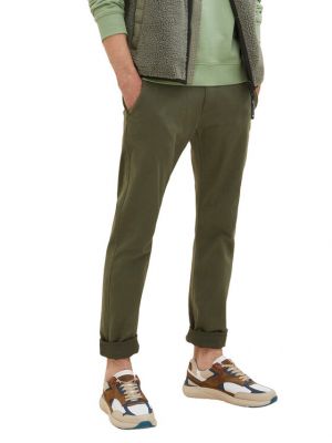 Παντελόνι Tom Tailor πράσινο