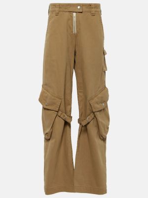 Pantalones cargo de algodón Acne Studios beige