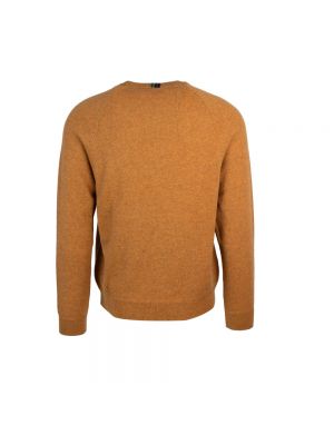 Sweter z wełny merino Ps By Paul Smith pomarańczowy
