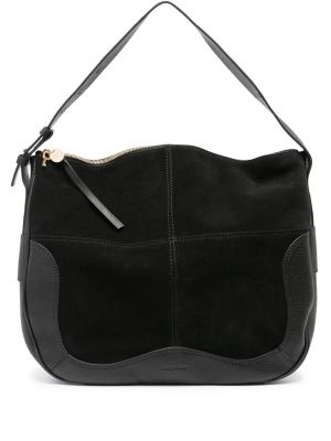 Велурени чанта за ръка See By Chloé черно