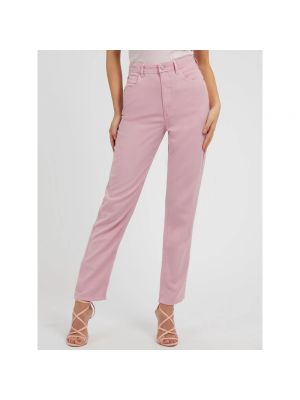 Straight jeans Guess pink