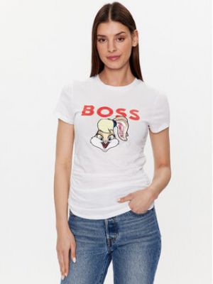 T-shirt slim Boss blanc