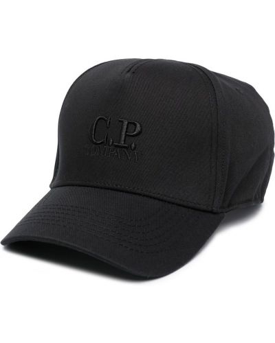 Gorra con bordado C.p. Company negro