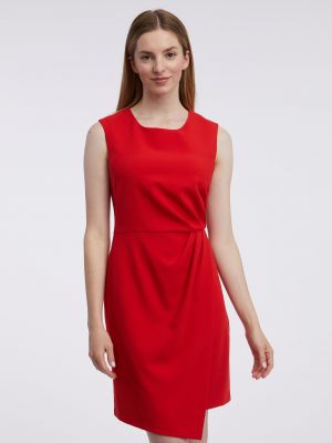 Pouzdrové šaty Orsay červené
