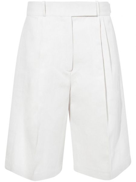 Plisseeritud lühikesed püksid Proenza Schouler valge