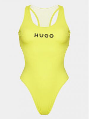 Egyrészes fürdőruha Hugo sárga