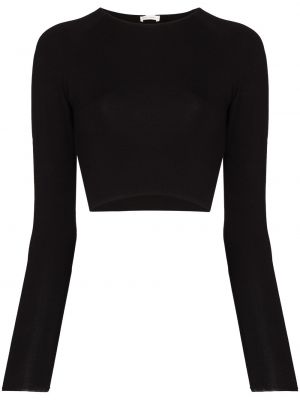 Dlouhý top Skin - černá