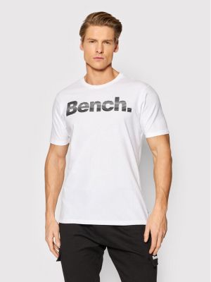 Priliehavé tričko Bench biela