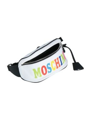Поясная сумка Moschino белая