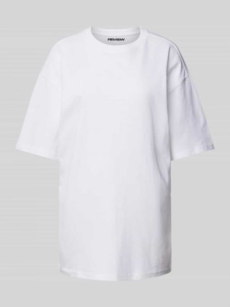 Koszulka oversize Review biała
