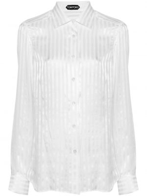 Šilkinė marškiniai Tom Ford balta