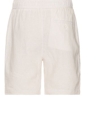Pantalones cortos de lino Vintage Summer beige