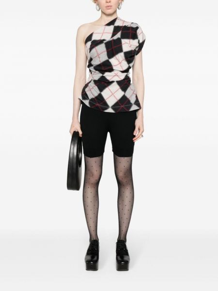Pletené šortky Vivienne Westwood čierna