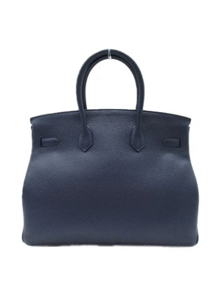 Bolsa de cuero retro Hermès Vintage azul