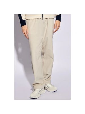 Pantalones rectos de pana Moncler gris
