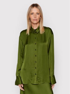 Relaxed fit marškiniai Birgitte Herskind žalia