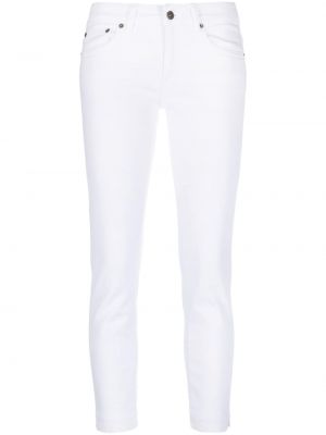 Jeans skinny slim Dondup blanc