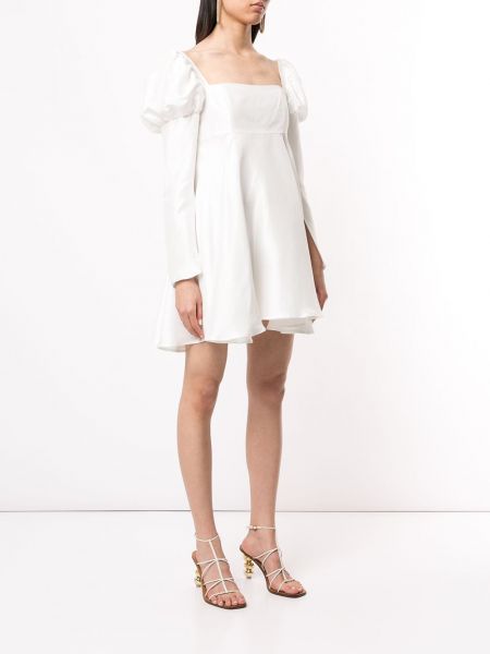 Koktejlové šaty Macgraw bílé