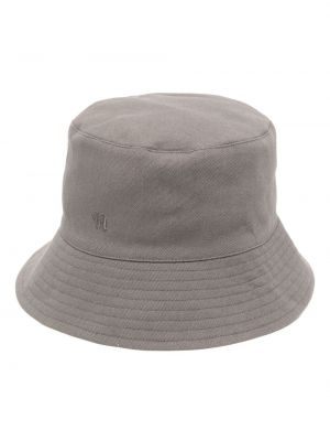 Haftowany kapelusz bawełniany Nanushka szary
