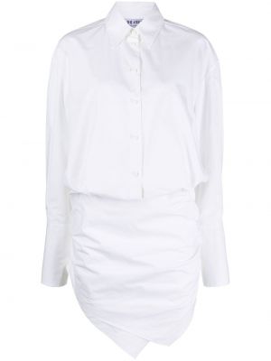 Φόρεμα σε στυλ πουκάμισο The Attico λευκό